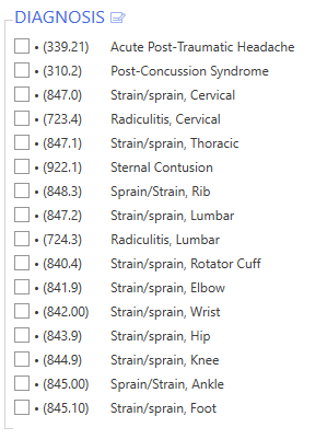 Image 2. Multi-selection list.