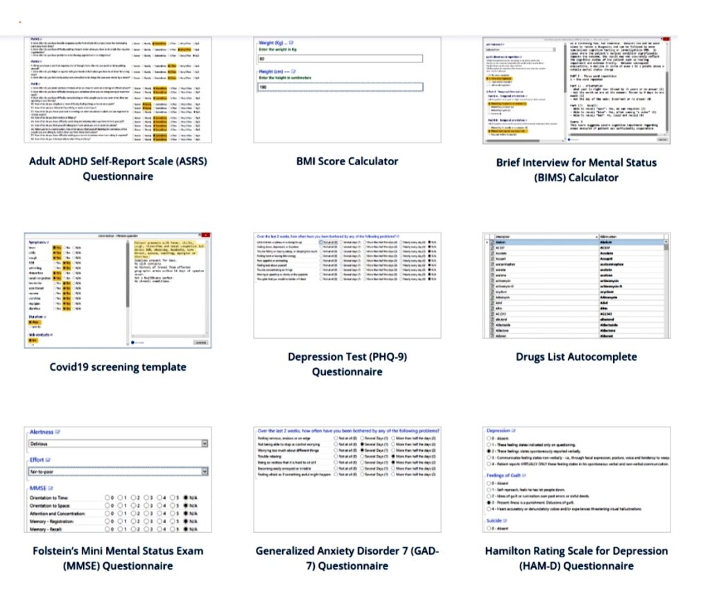 PhraseExpander Medical Templates