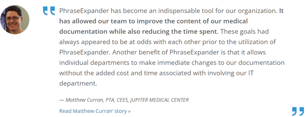 PhraseExpander customer review
