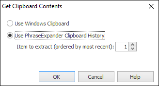 Get Clipboard contents