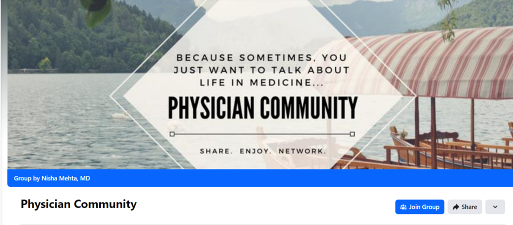 Physician Community on Facebook
