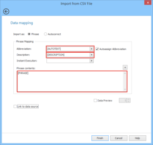 assigning proper mapping to columns