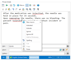 check your phrase spelling inside PhraseExpander