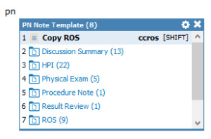 PhraseExpander suggestions window